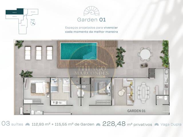 #TM109 - Apartamento para Venda em Guaratuba - PR